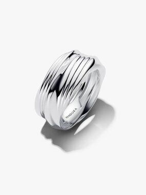 Pandora Twisted Double Ring